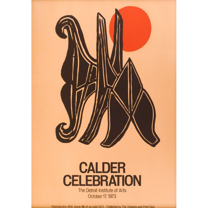 Alexander Calder ''Calder Celebration'' 1973 Poster