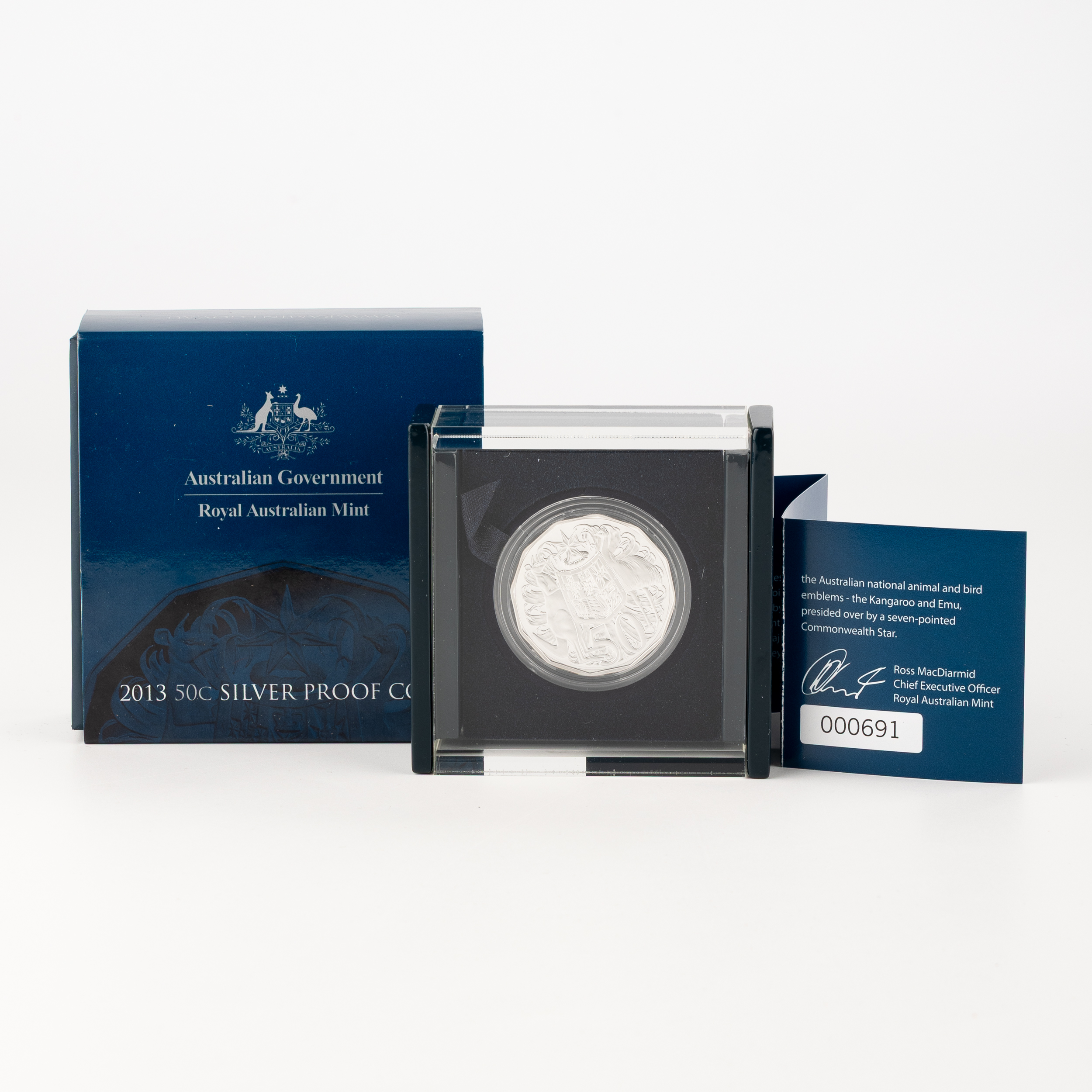 Elizabeth II, Royal Australian Mint, Fifty Cents, 2013, FDC