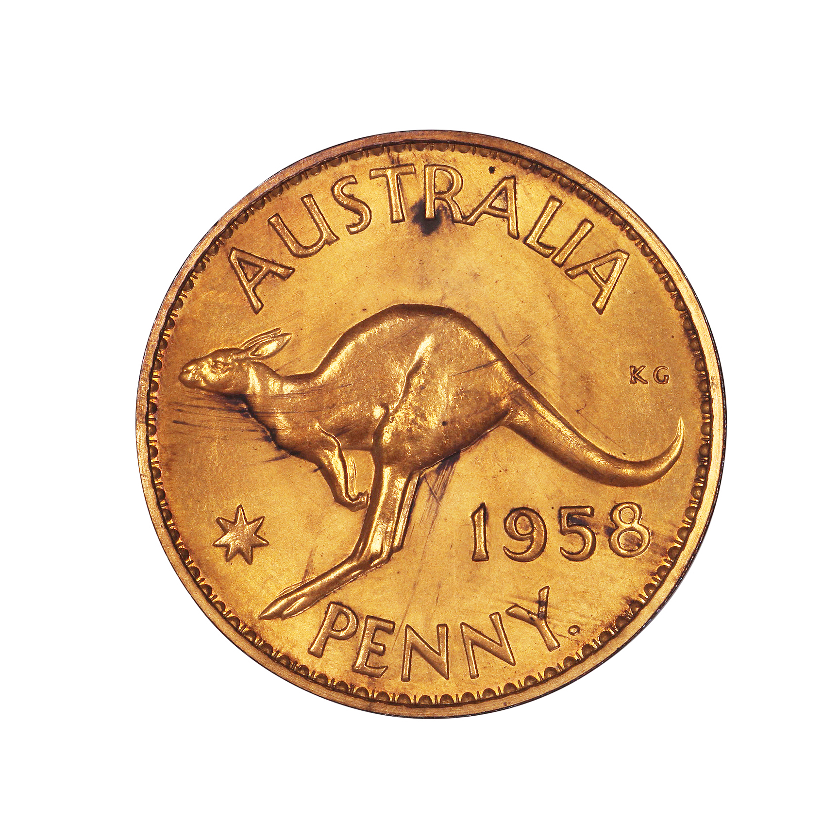 Elizabeth II, Penny, 1958-Y., aFDC
