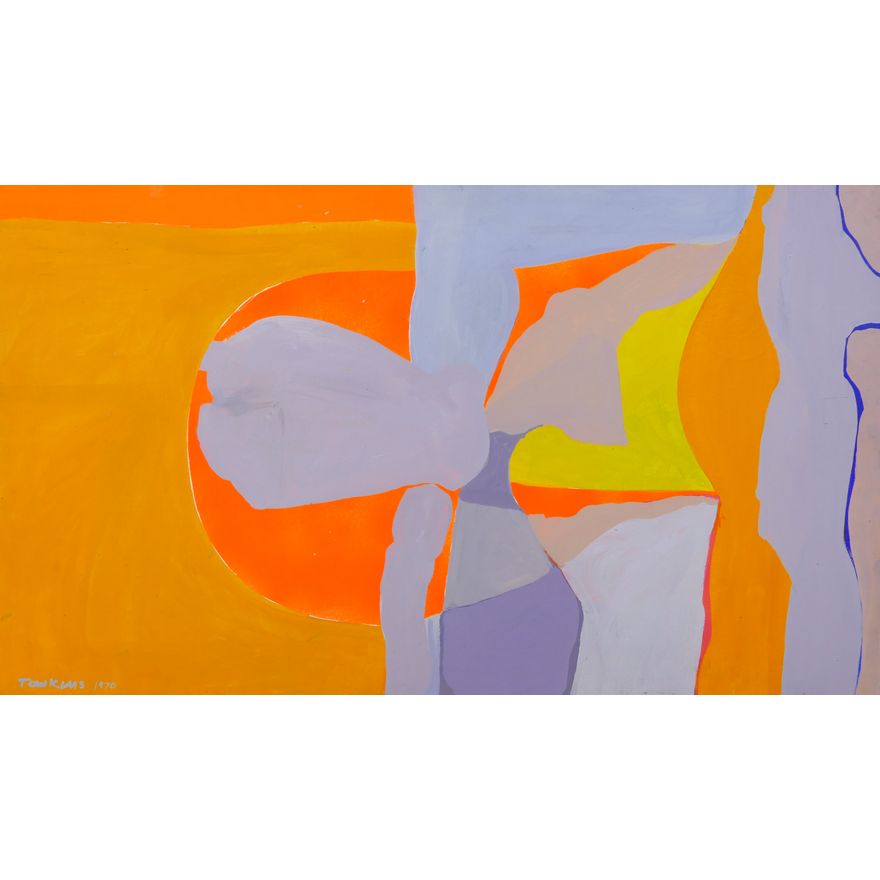 Margaret Tomkins ''Untitled'' (Yellow and Neon Orange)