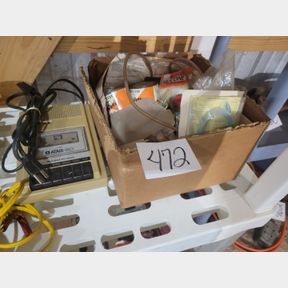 Vintage Atari 410 Program recorder and misc. paint items