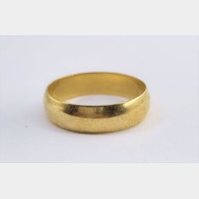 MENS YELLOW GOLD WEDDING BAND 3,73 - 50693/131