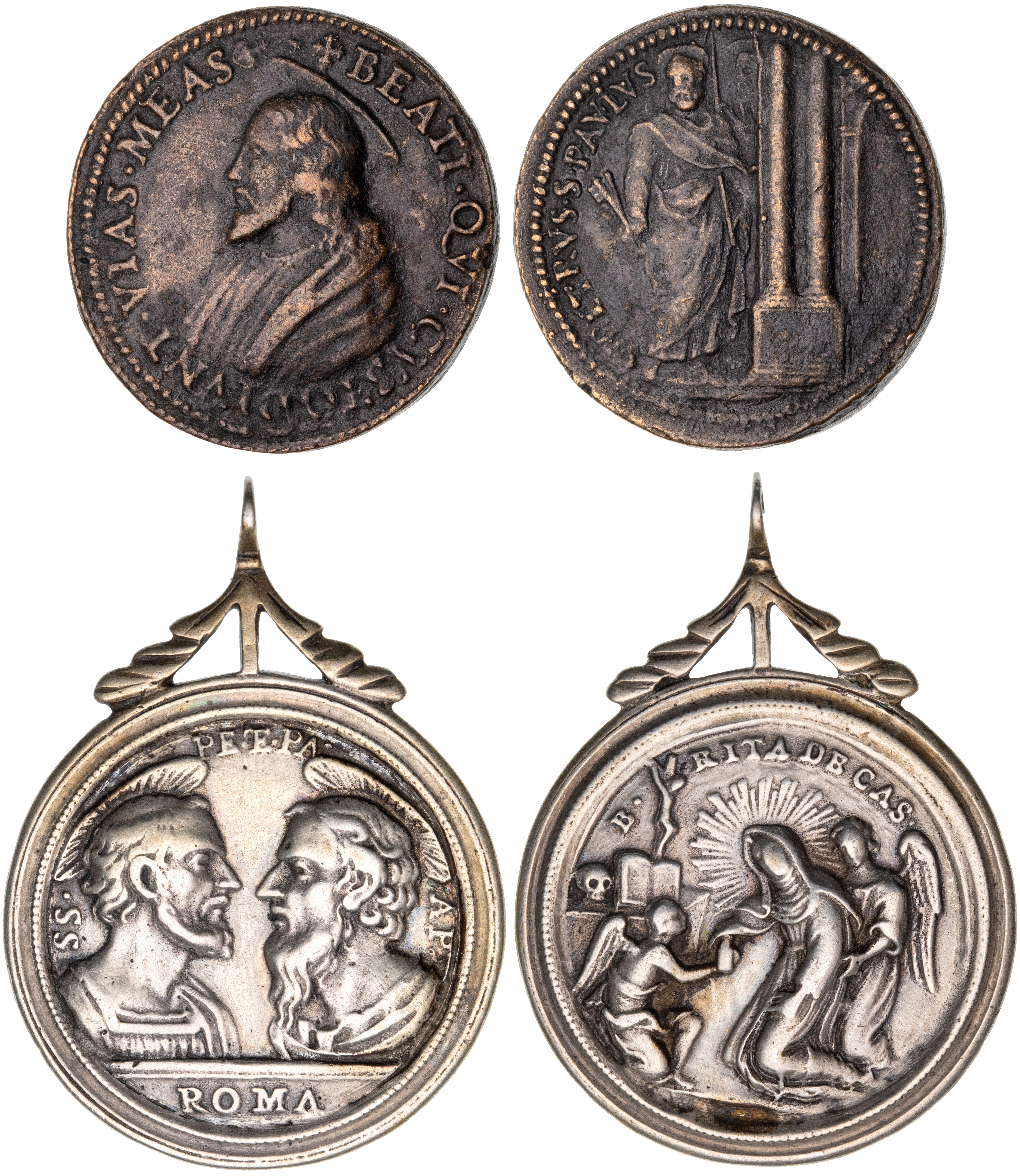 Italy, Renaissance Bronze Medal, c.1700, VF
