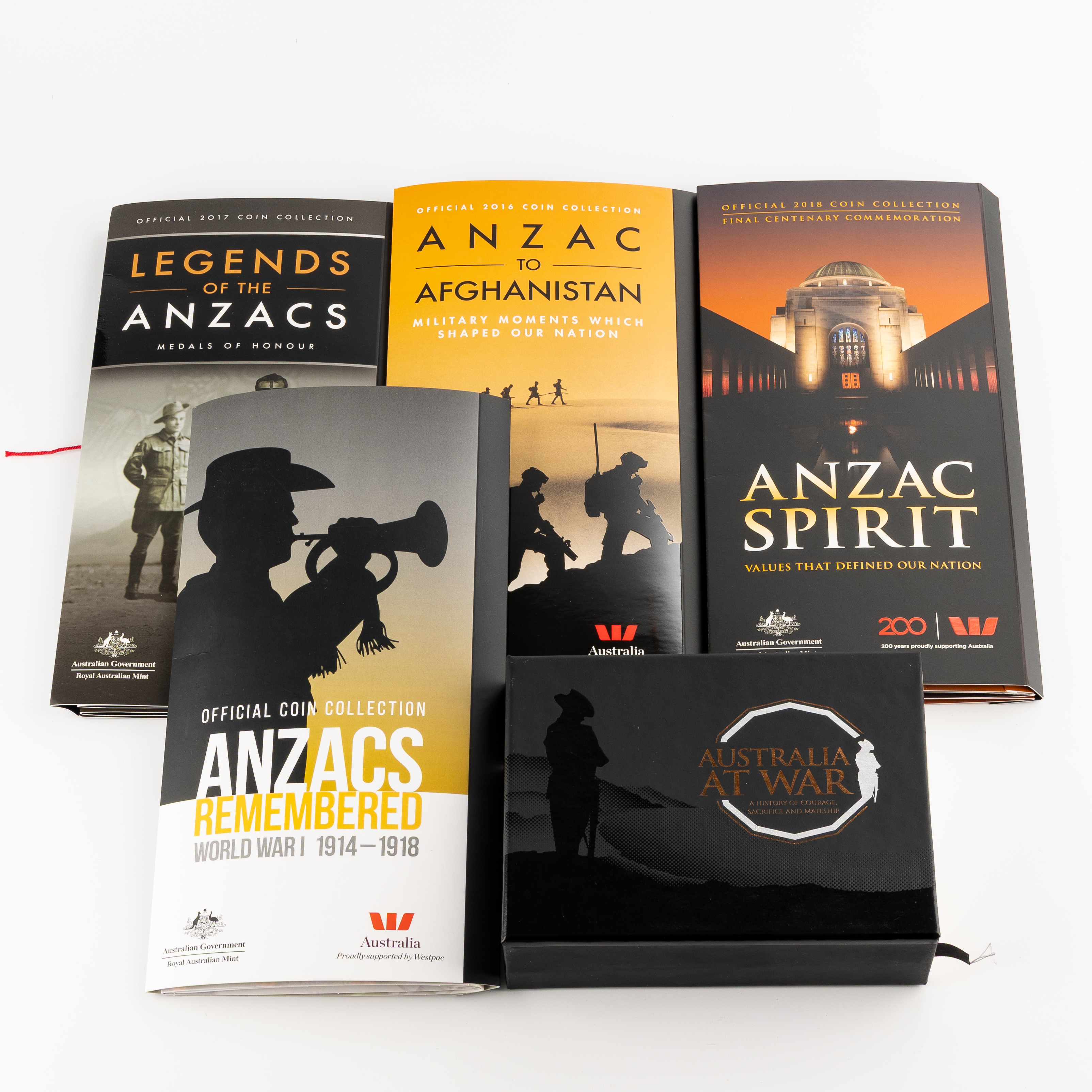 Australia At War, Twenty Cents - Fifty Cents, 2014 - 2018, UNC