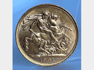 1901 VICTORIA OLD HEAD PERTH MINT GOLD SOVEREIGN