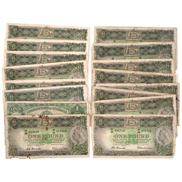 One Pound, 1949 - 1961, Poor - aVF