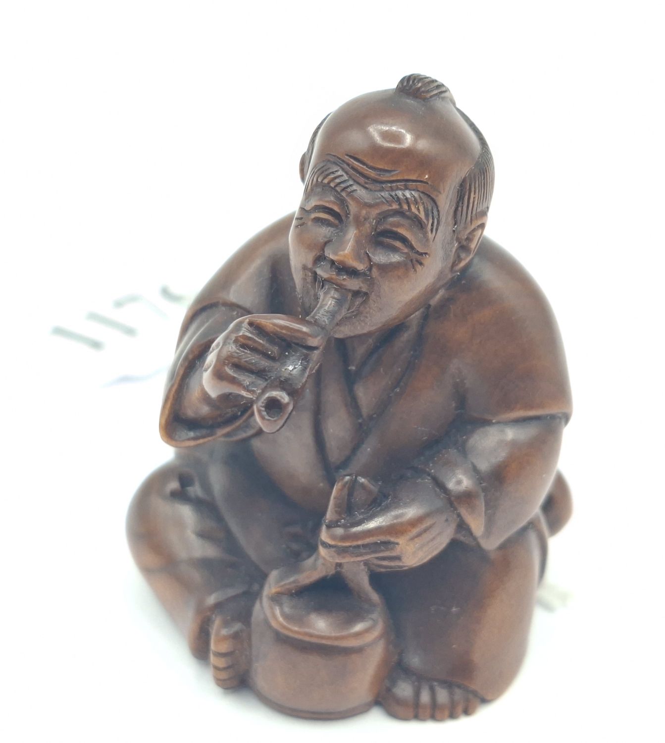 Japanese Carved Boxwood Netsuke
