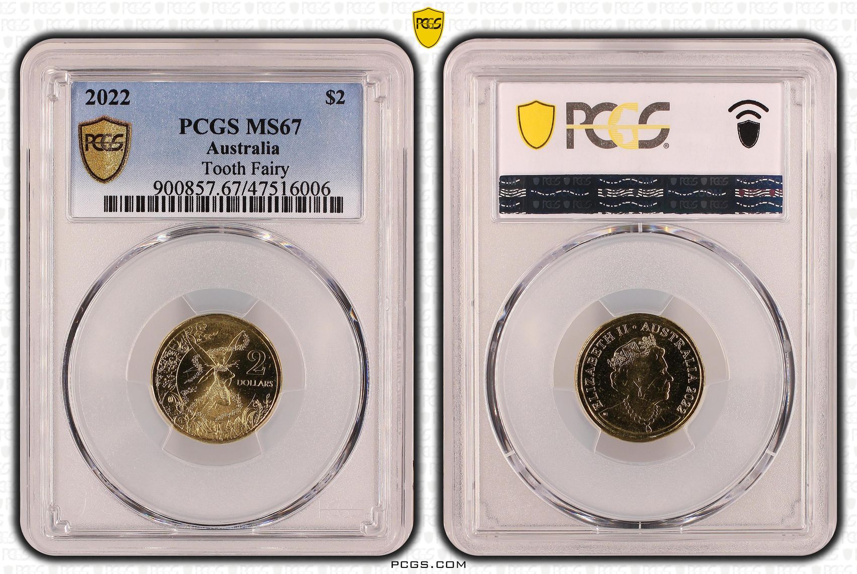 Tooth Fairy, Two Dollar, 2022, PCGS MS67
