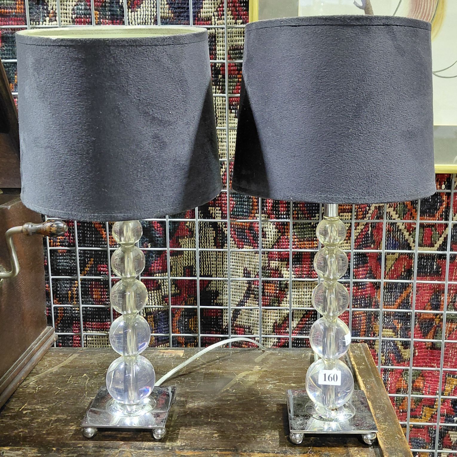 160 · PAIR OF TABLE LAMPS