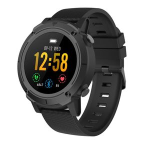 Volkano Active Tech Series Alpha Smartwatch with GPS and Heart Rate Monitor Black|