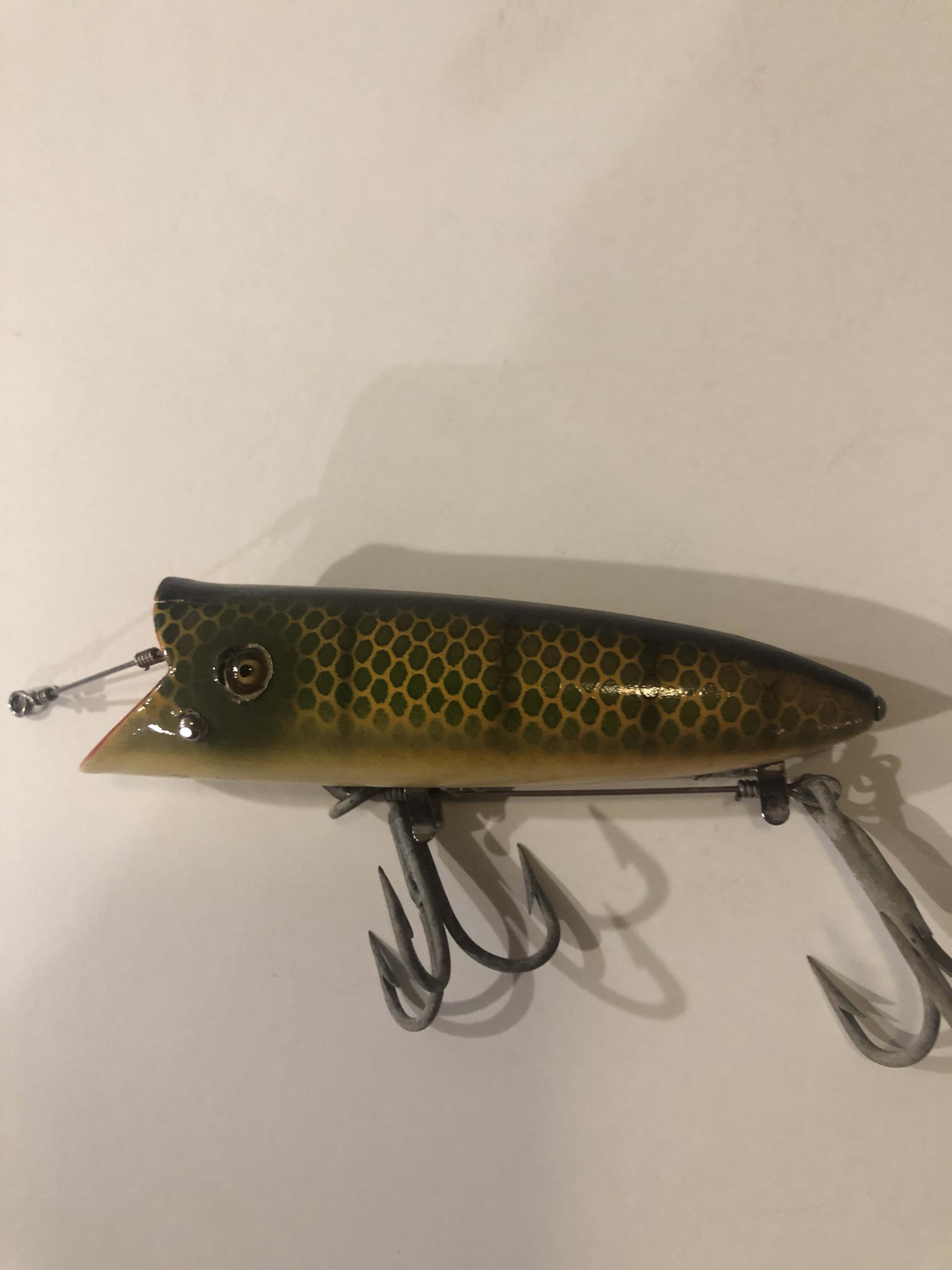 Exceptional Pike Scale Heddon DeLuxe Basser