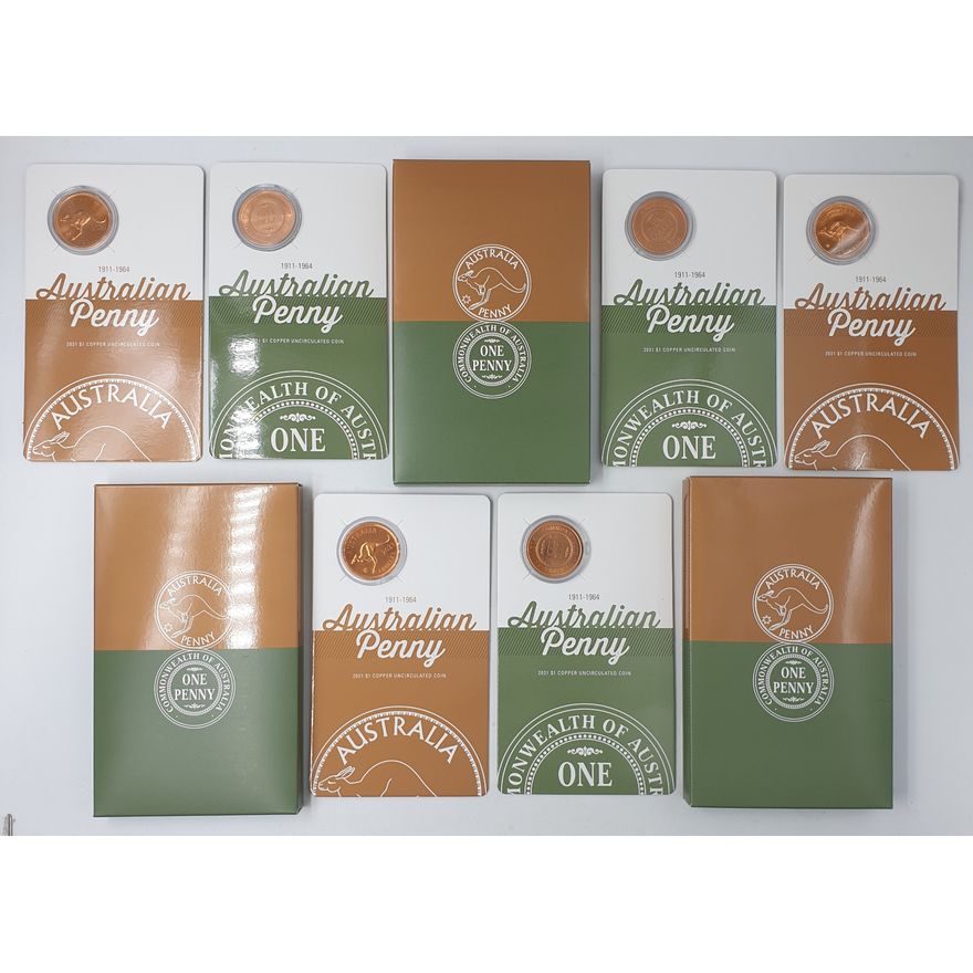 Comm. Penny Coin Sets (x3)
