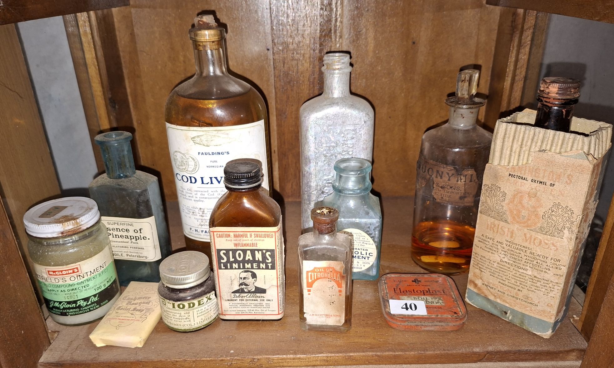 40 · CHEMISTS AND HOME REMEDY TINS