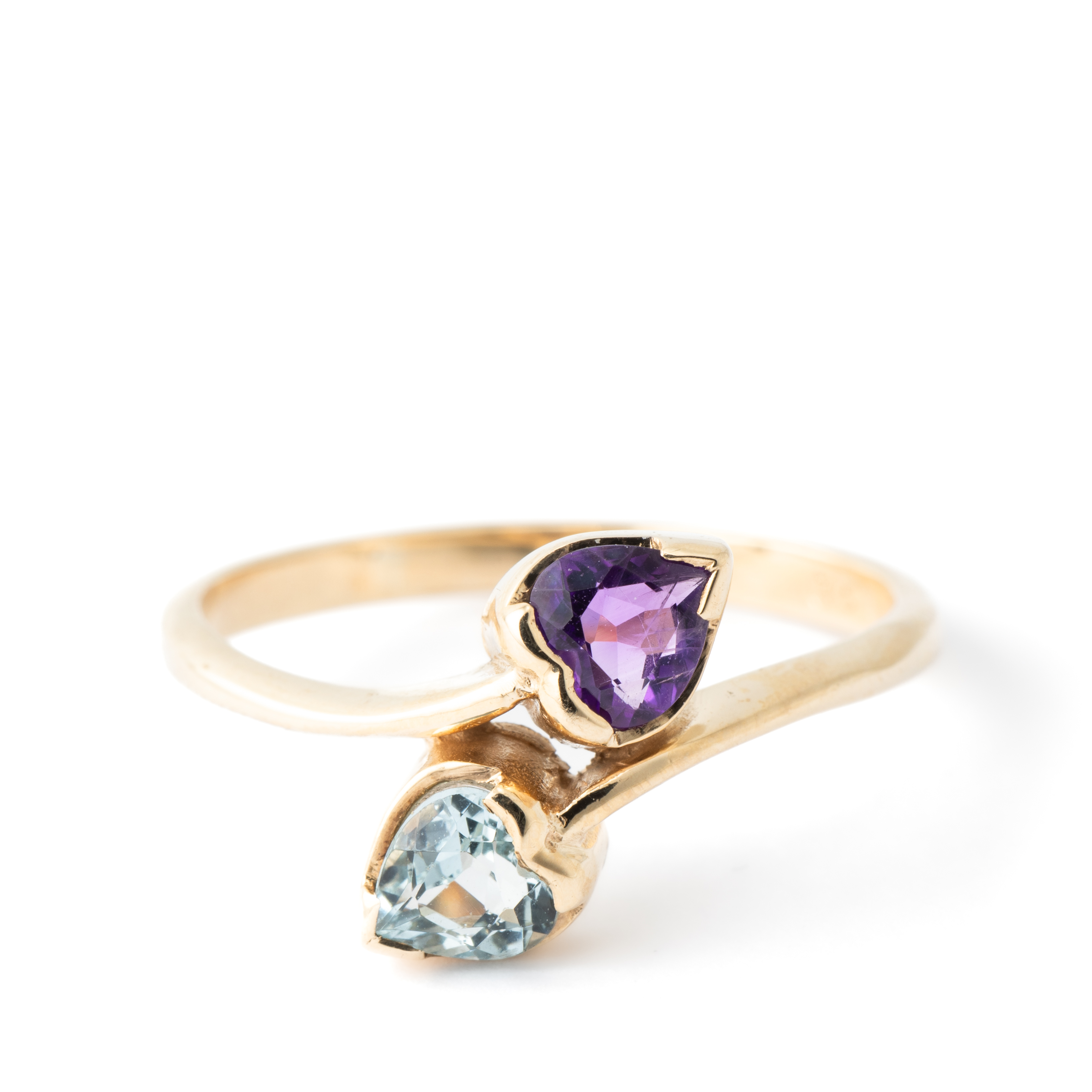 16 · Vintage 9ct Gold Moi Et Toi Ring