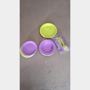 Plastic Plates, Forks & Spoons - FOR KIDS | 51720/10450 B1 (S5)