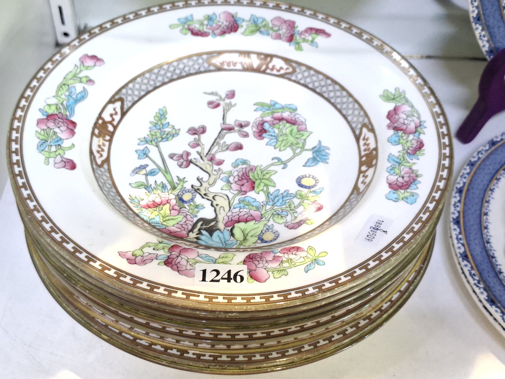 1246 · INDIAN TREE PATTERN PLATES
