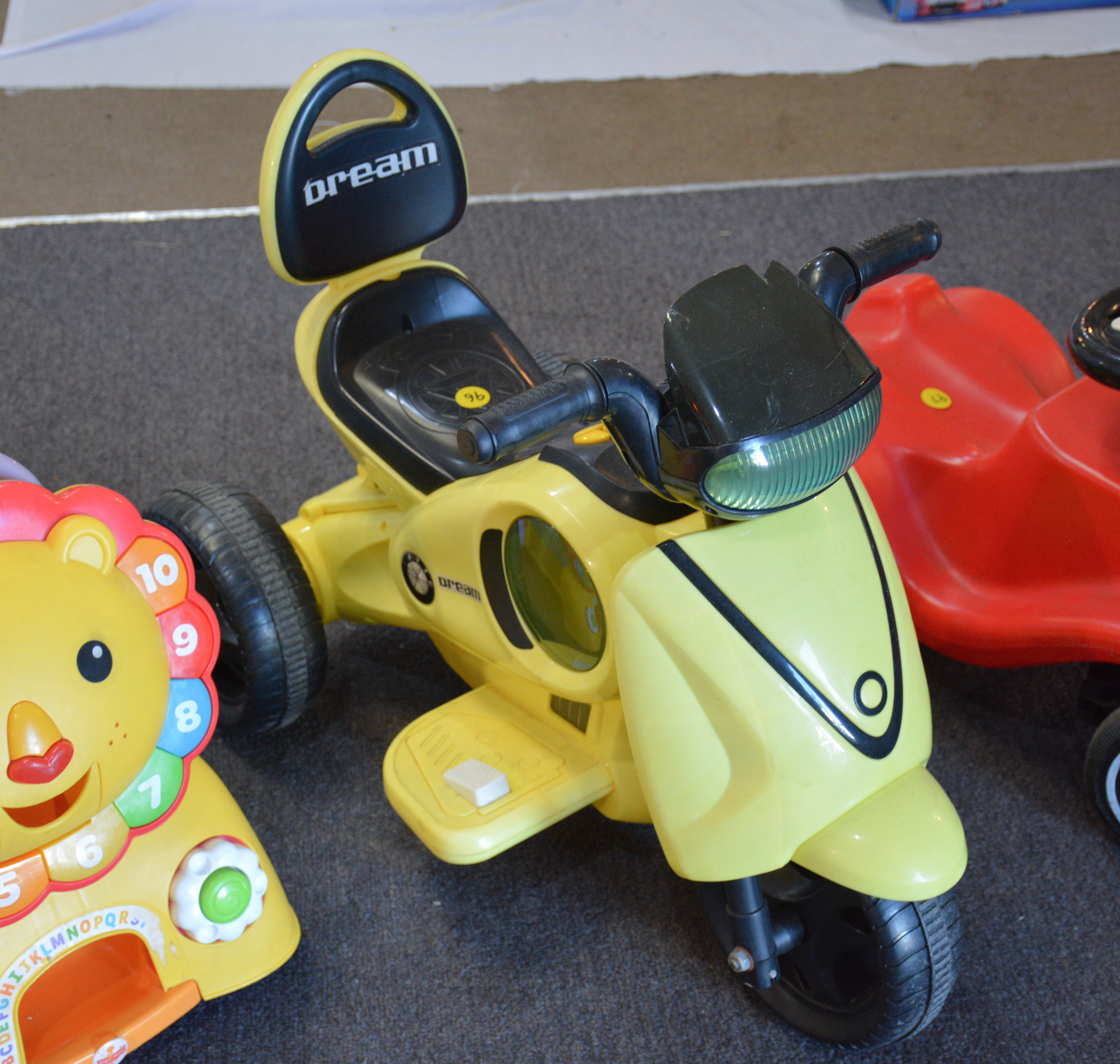 Childs Yellow and Black Dream Tricycle — sold at auction in New Zealand for $10