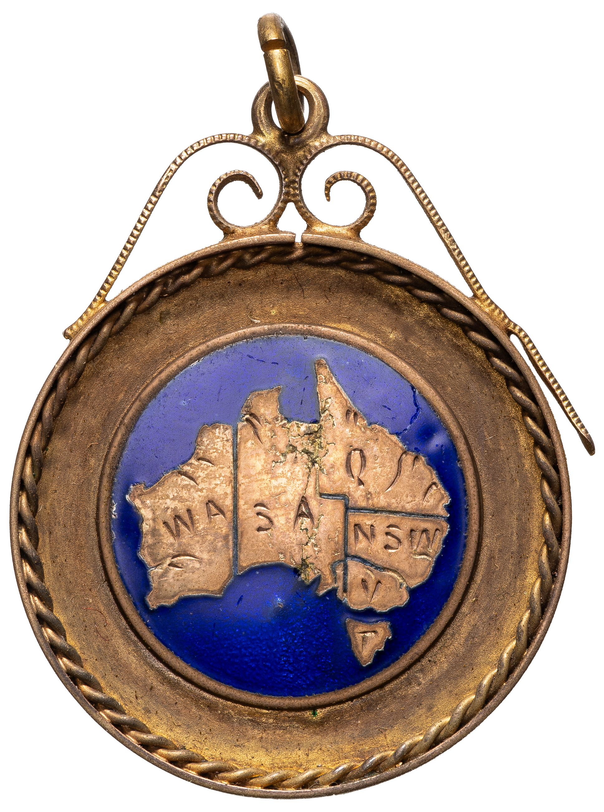 Smeaton District, Victoria - Municipal Medal for Returned Soldier, 1918, VF