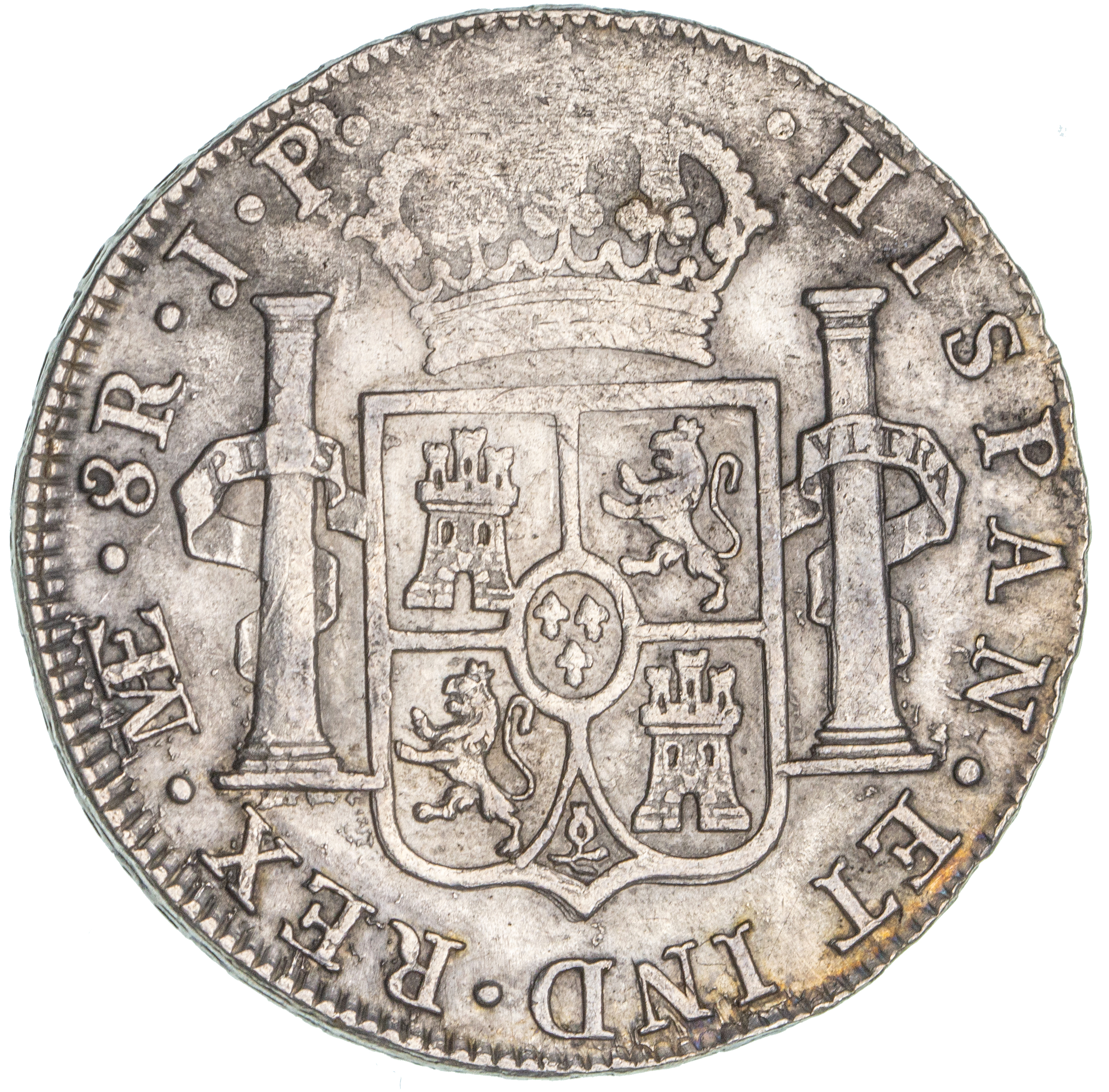 Peru, Ferdinand VII, Eight Reales, 1810, VF