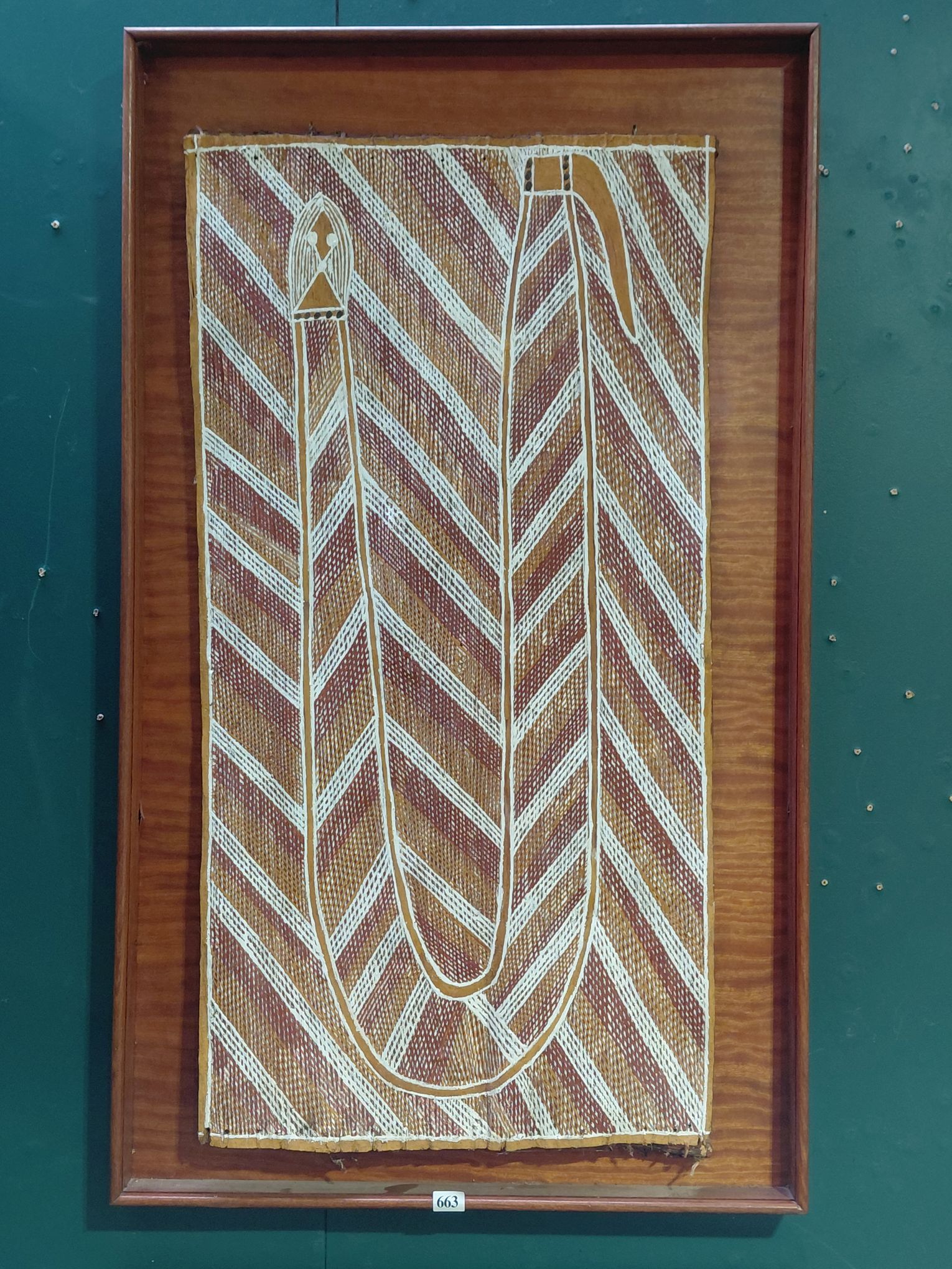 Indiginous Bark Painting