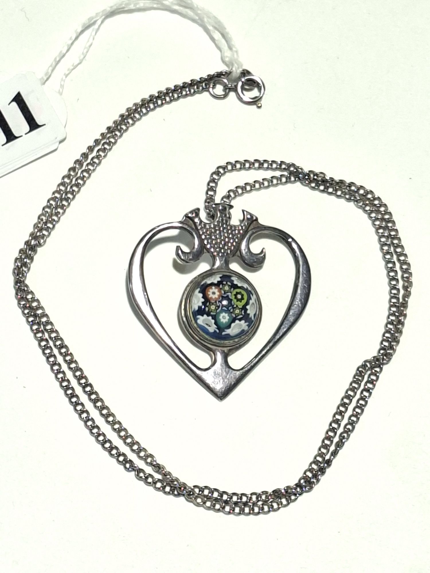 Sterling Silver Pendant And Chain