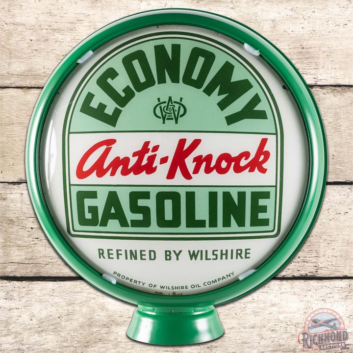 Wilshire Economy Anti-Knock Gasoline 15" Single Globe Lens w/ HP Metal Body