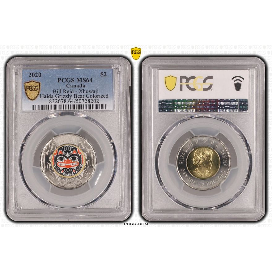 Canada, Bill Reid - Xhuwaji, Two Dollar, 2020, PCGS MS64