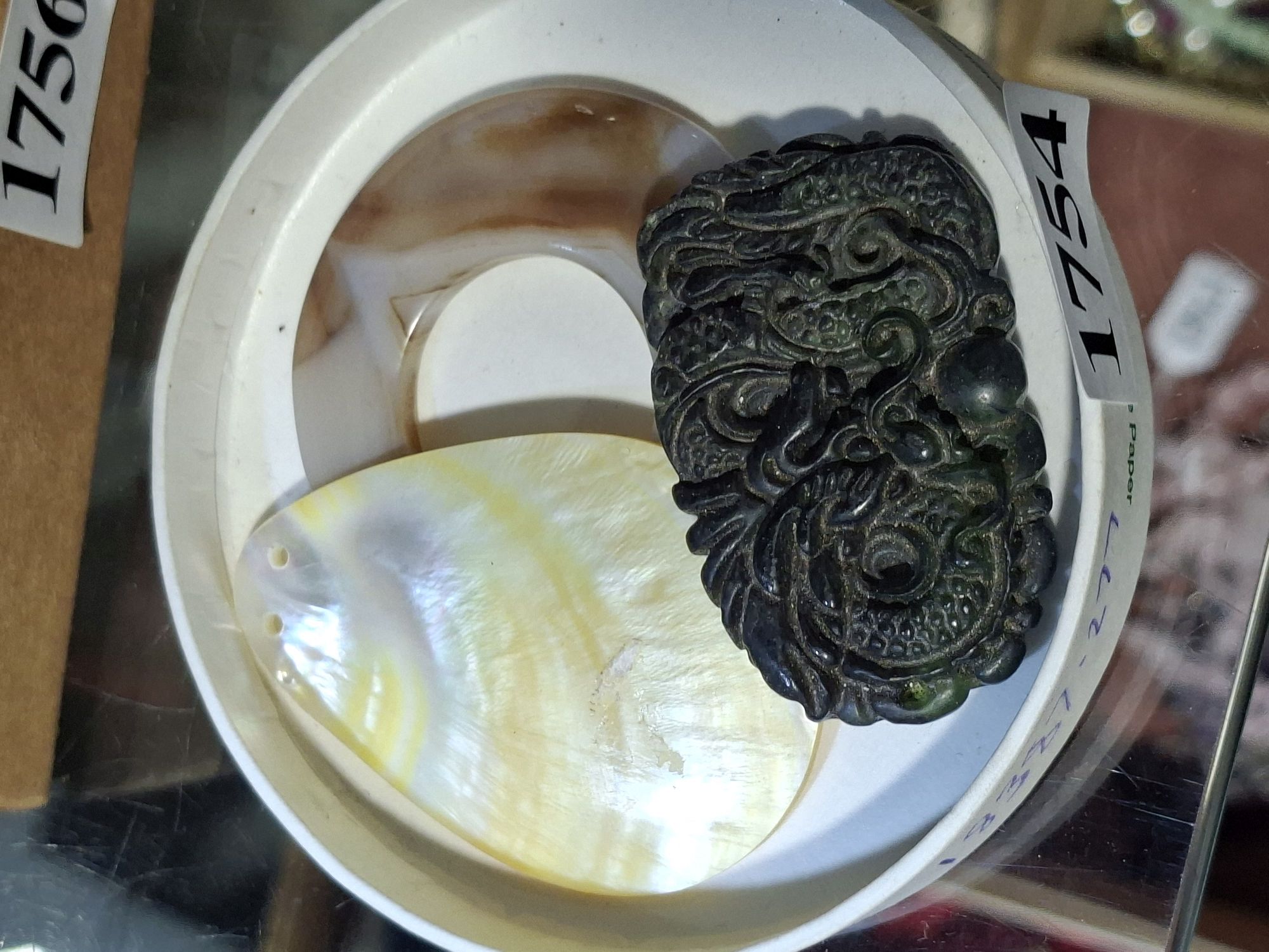 Jade And Shell Ornaments