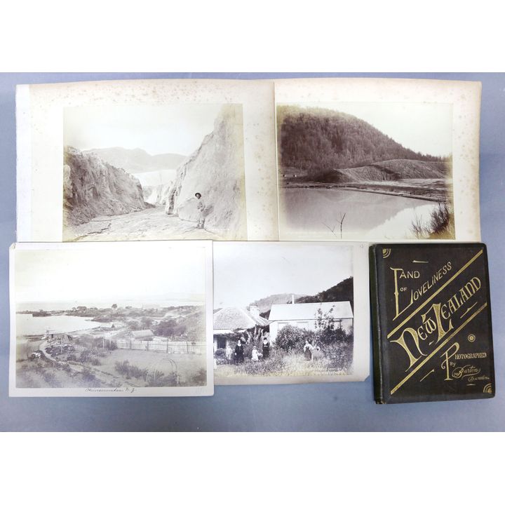 BURTON BROTHERS [8 photographs and Album]