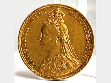 1889 VICTORIA JUBILEE HEAD MELBOURNE MINT GOLD SOVEREGIN