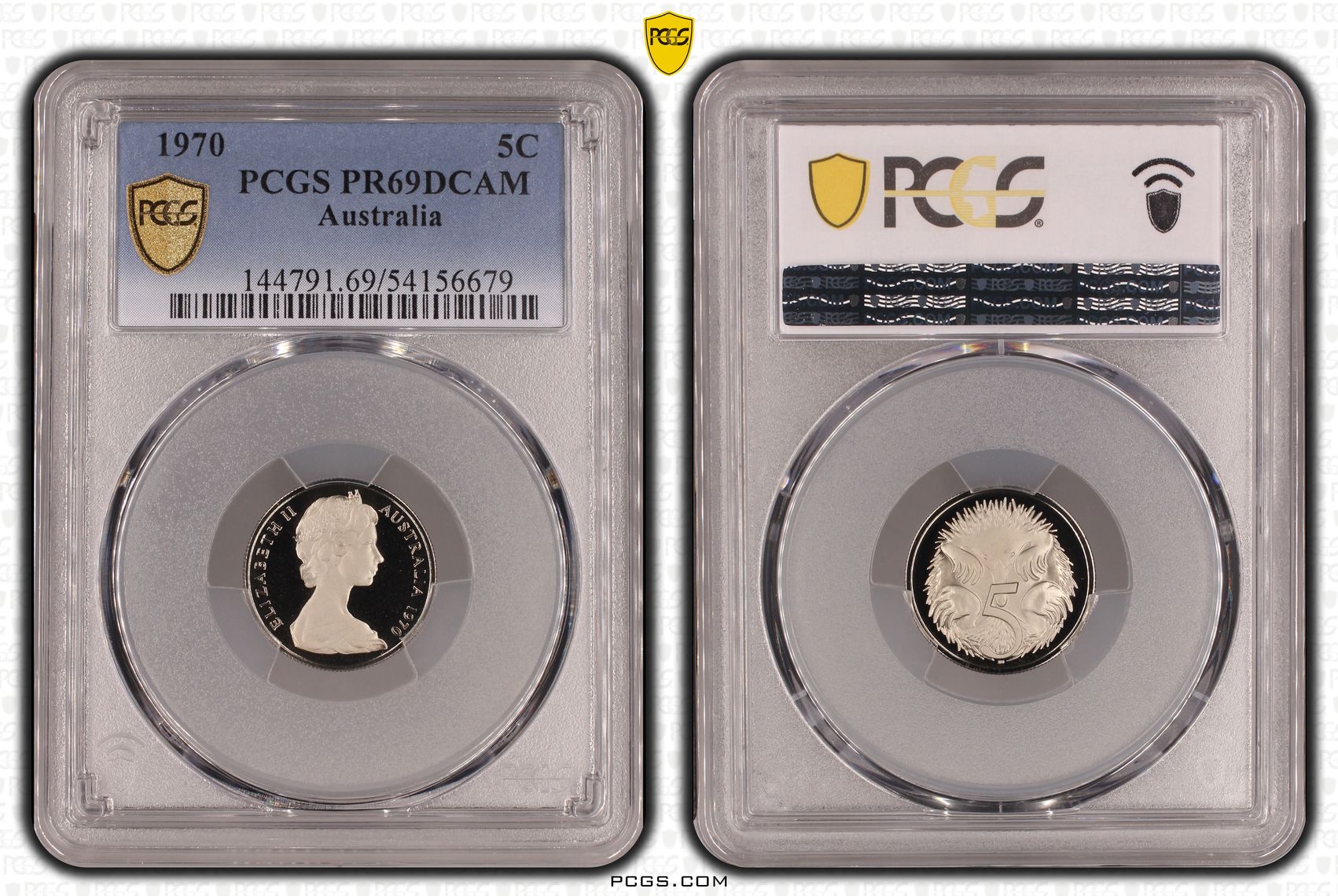 Five Cent, 1970, PCGS PR69DCAM