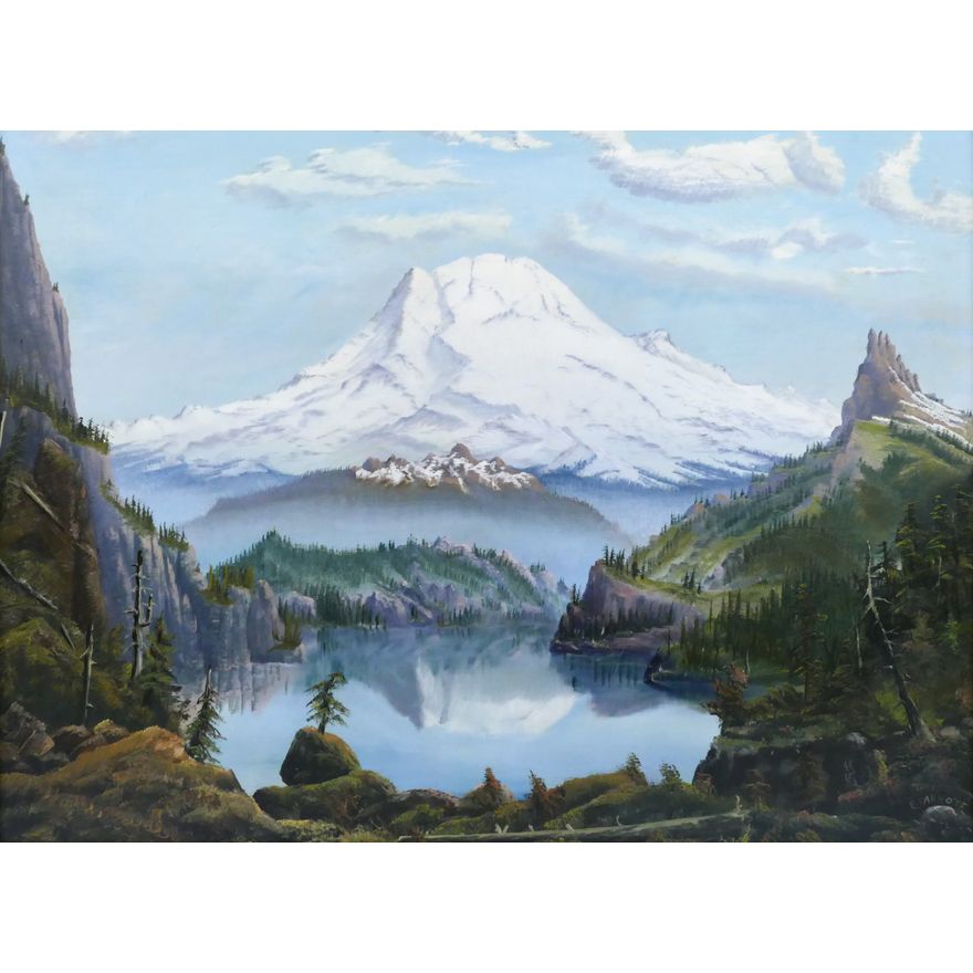 Elizabeth Parrott Pond ''Mount Rainier'' Oil