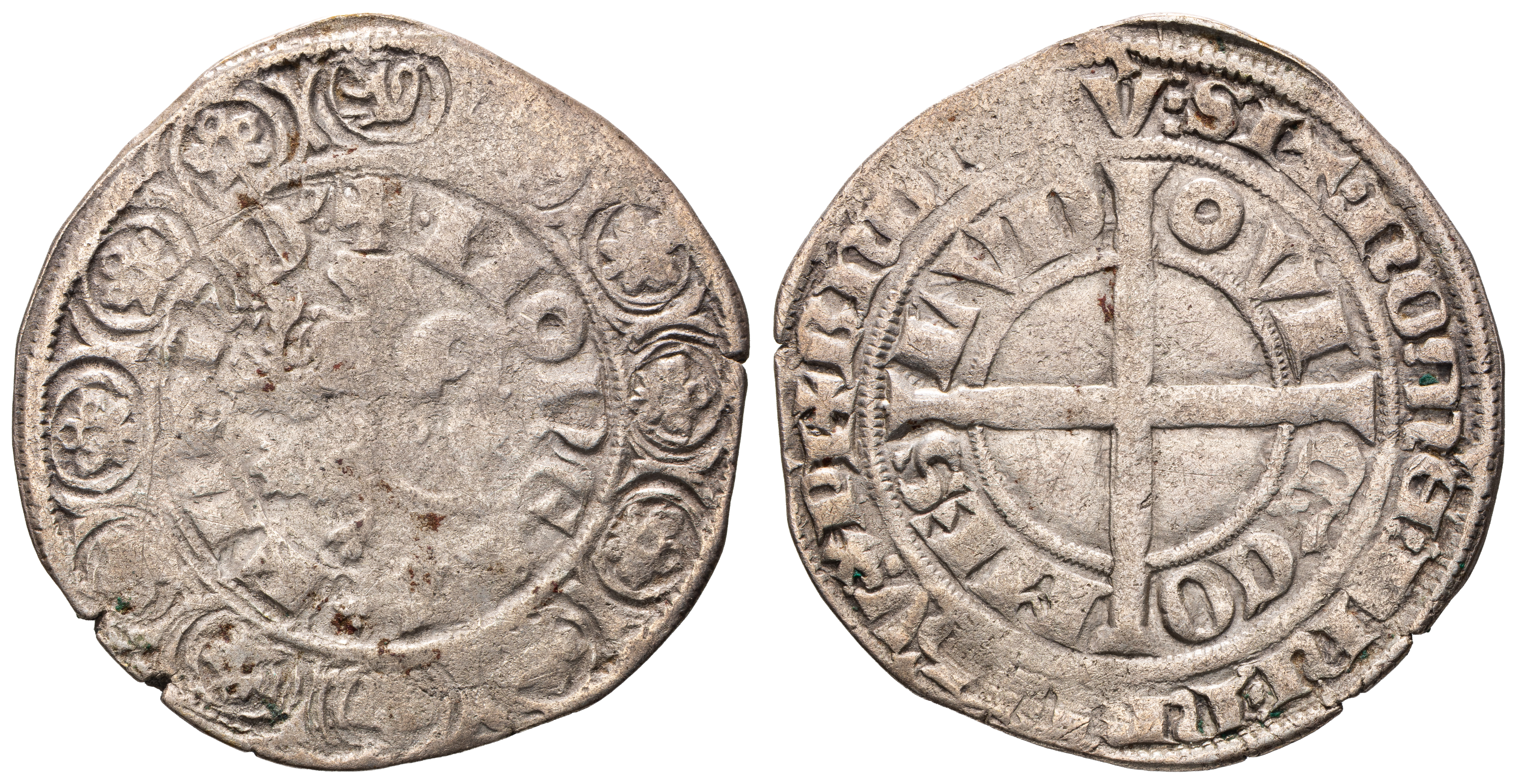 Great Britain, Flanders, Groat, 1346AD - 1364AD, aF