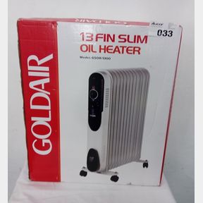 GOLDAIR GSOR-1300 13 FIN OIL HEATER - WHITE (1300W)