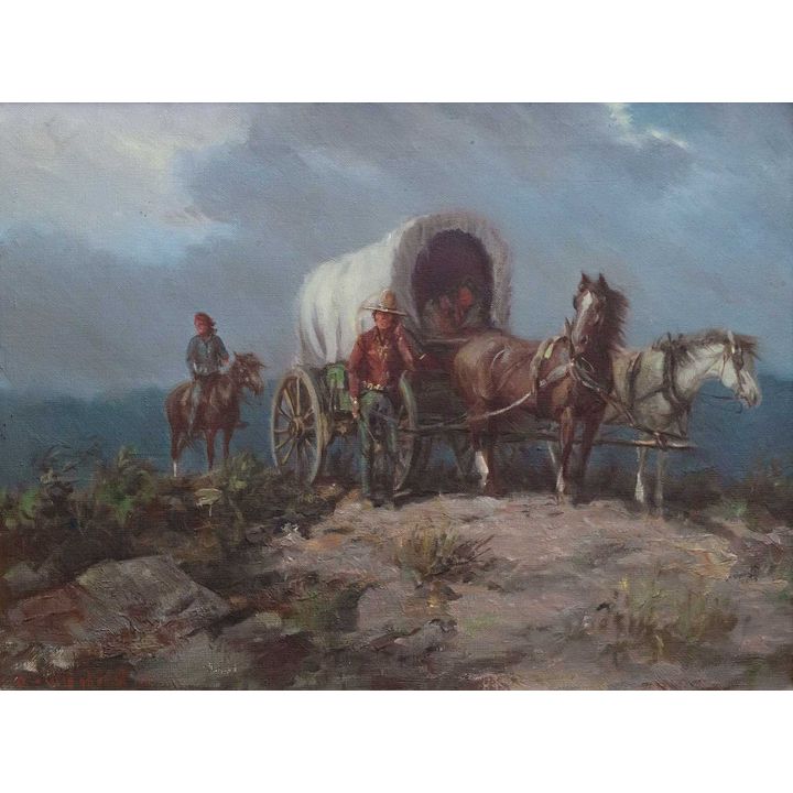 Olaf Wieghorst (1899-1988), The Trail Home