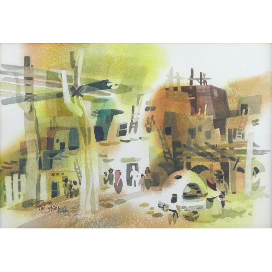 Robert Gray ''Pueblo Oven'' 1989 Watercolor