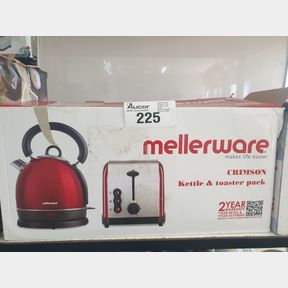 MELLERWARE - CRIMSON STAINLESS STEEL BREAKFAST PACK - 46041