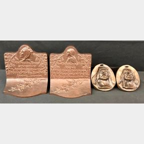 Old Man, Young Man Russell Bronzes And Old Native Themed Cast Iron Bookends