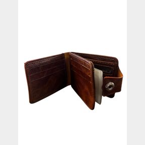 Men s Genuine Leather Bifold Wallet for 9 Cards Tan Men |