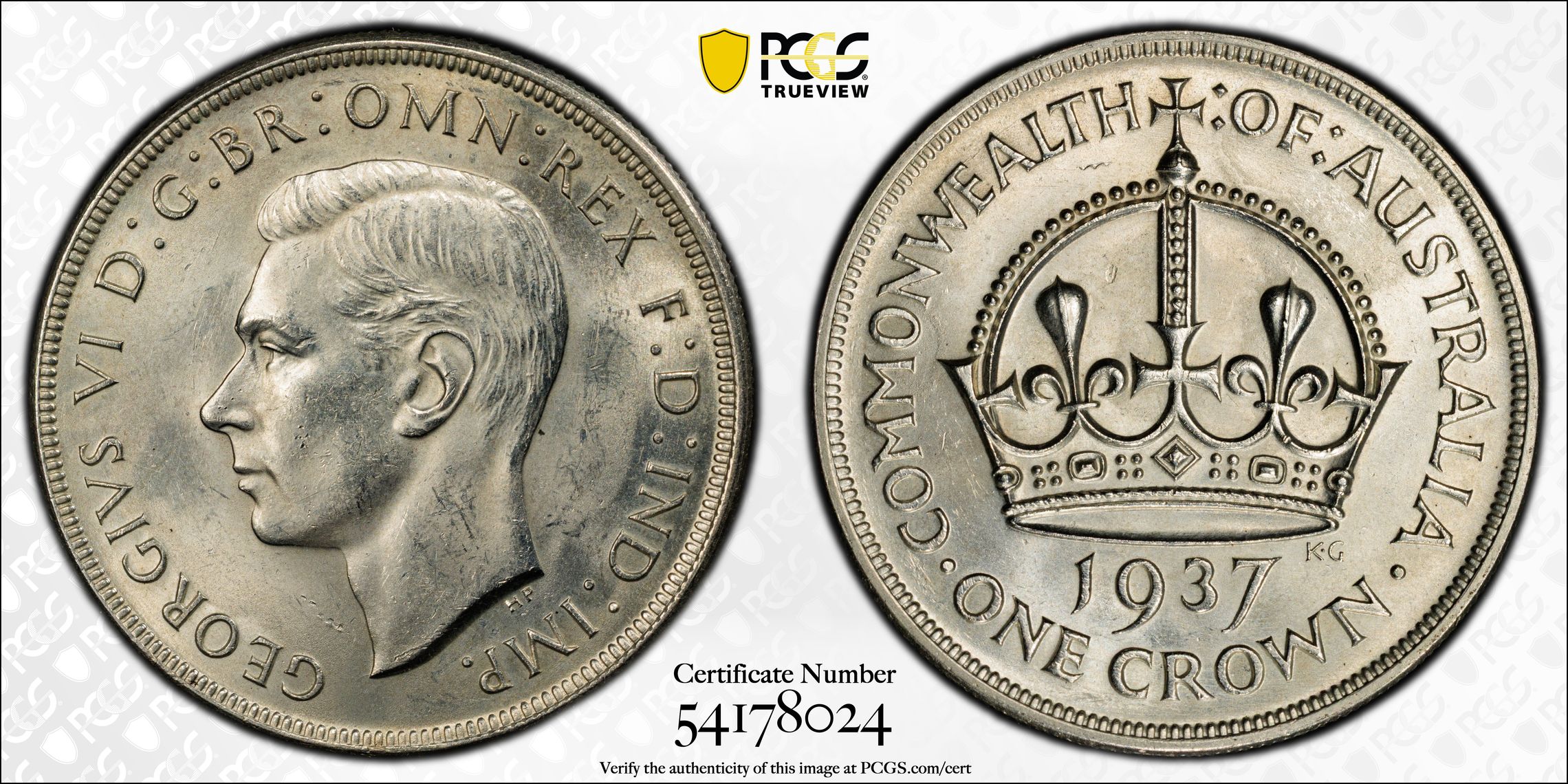 Crown, 1937, PCGS MS63