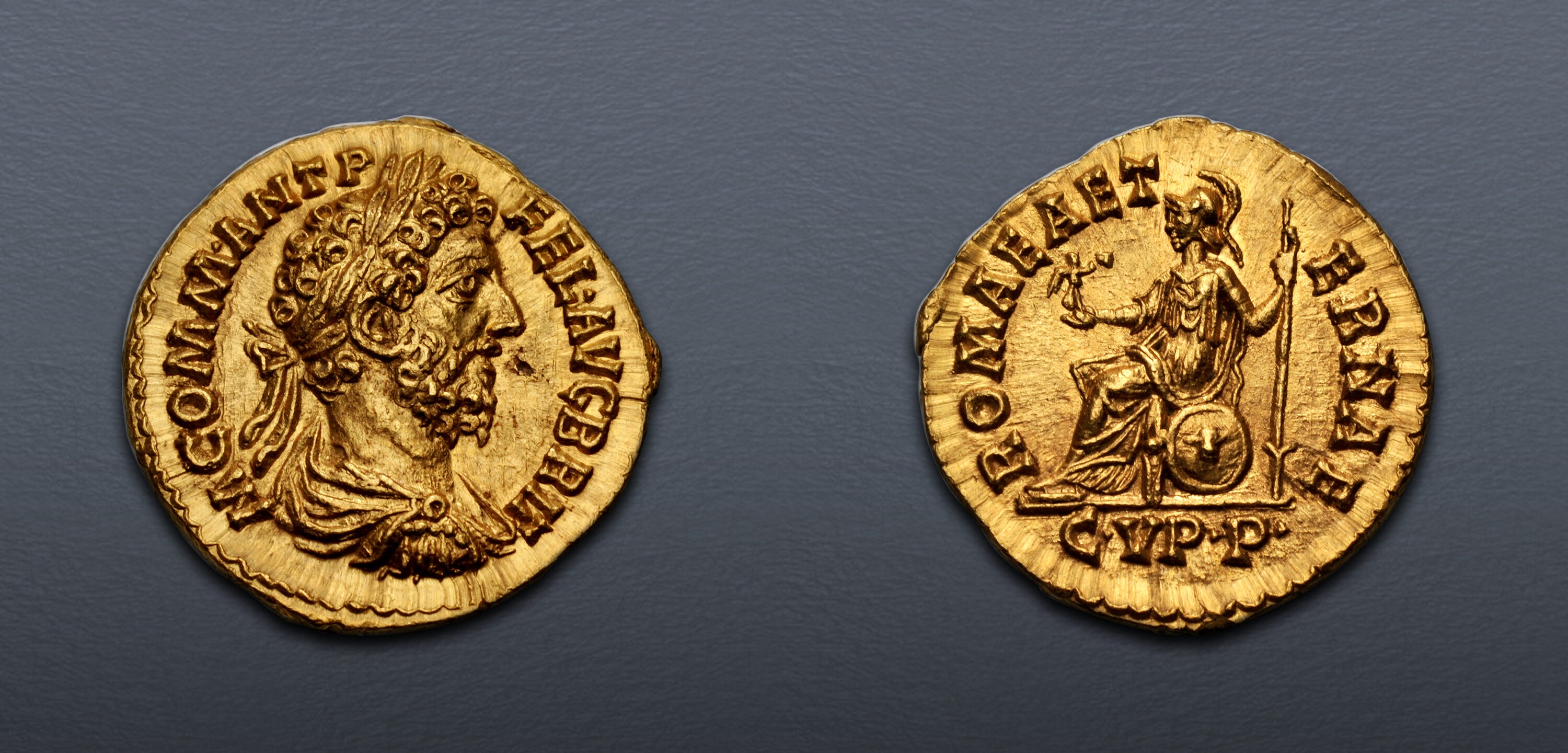 Commodus. AD 177-192. AV Aureus (19.5mm, 7.31 g, 12h). Rome mint ...