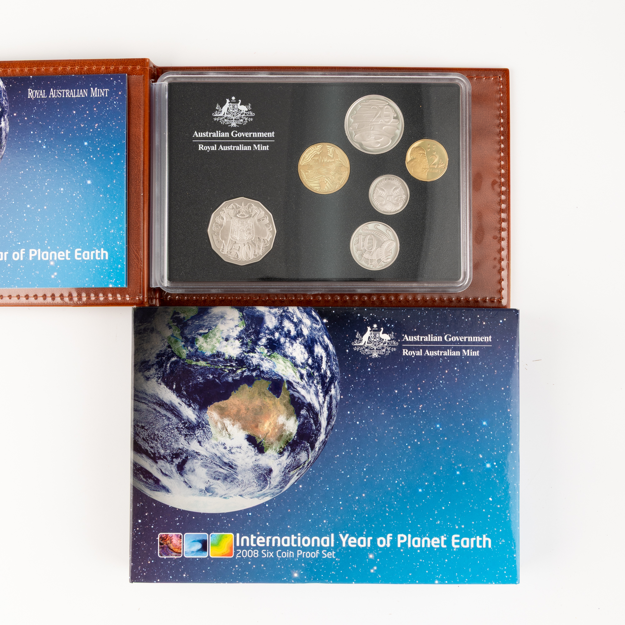 Elizabeth II, International Year of Planet Earth, Five Cents - Two Dollars, 2008, FDC