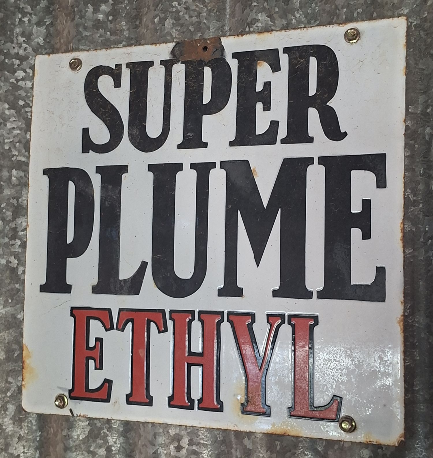 Vintage Plume Sign
