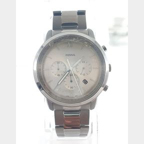 MENS GREY FOSSIL WATCH MATT & SILVER FINISH WITH DATE FUNCTION - 51633/322