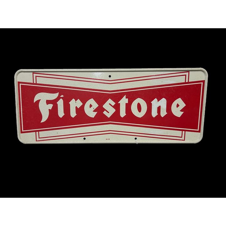 Firestone Tin Metal Sign