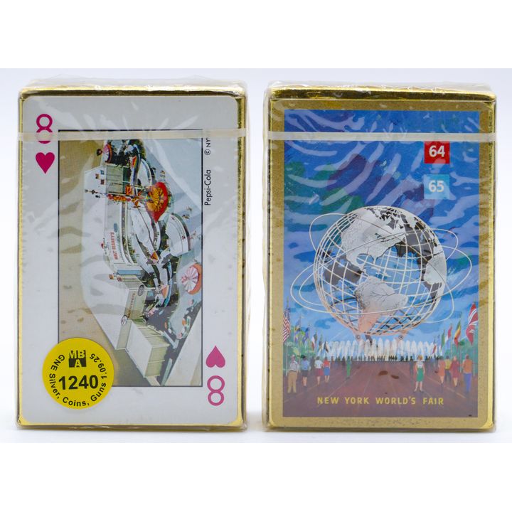 2pc New York World's Fair Playing Cards Sealed