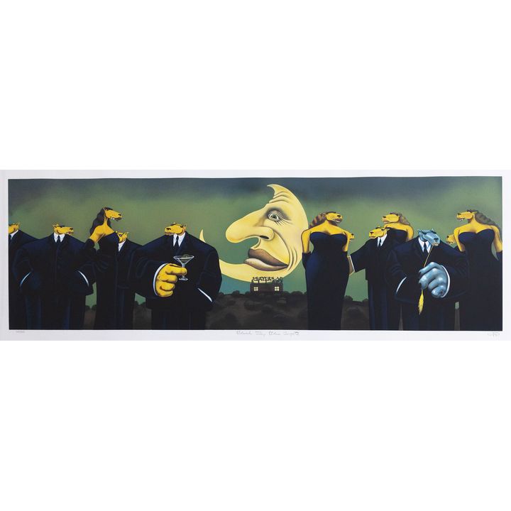 Markus Pierson 'Black Tie, Blue Coyote'