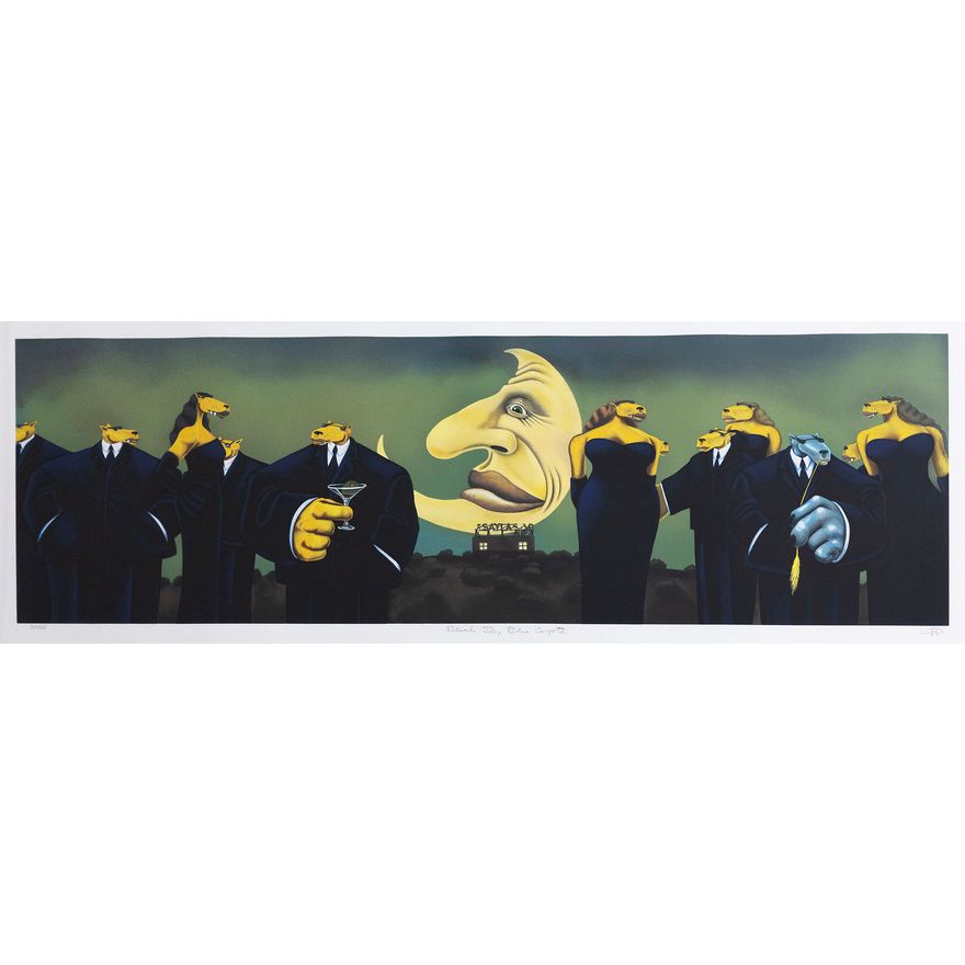 Markus Pierson 'Black Tie, Blue Coyote'