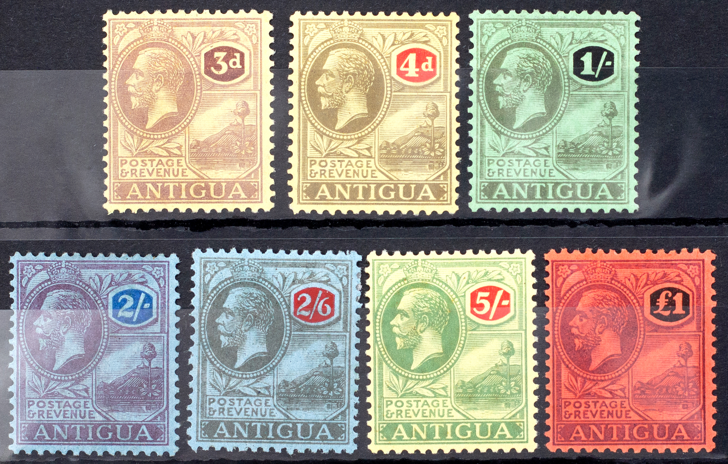 Antigua, KGV Definitives, 1921, Good