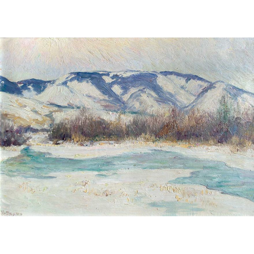 Big Horn Mountain, c.1908 by Joseph Henry Sharp (1859-1953)